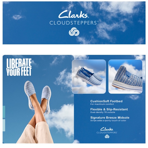 CLARKS Clouldsteppers Breeze Step II Loafer 7.5 - Picture 3 of 11